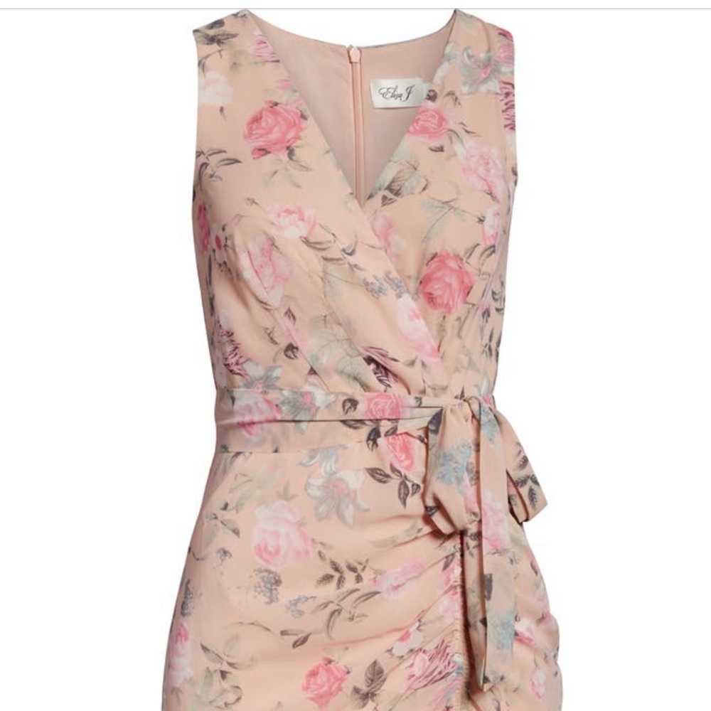 Eliza J Pink floral dress